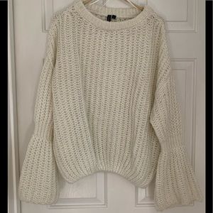 Sparkly white sweater